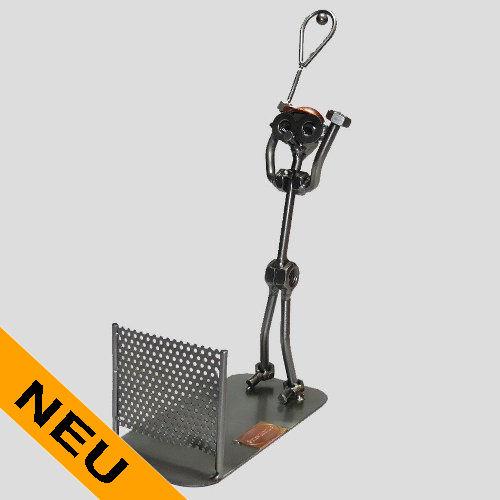 Schraubenmännchen Tennisspieler Aufschlag