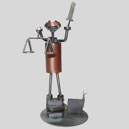 Schraubenmännchen Justitia