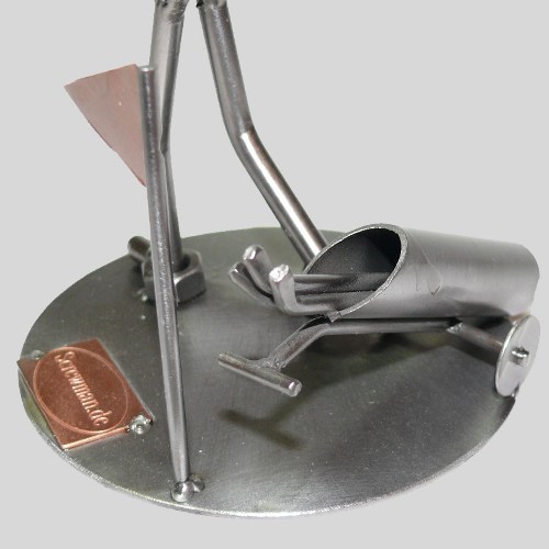 Schraubenmännchen Golfer Nahaufnahme